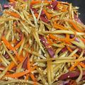 やま。たか。's cooksnap of when they made 赤こんにゃくとごぼうのきんぴら.