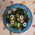 紅茶とチーズケーキ's cooksnap of when they made ちくわきゅうりわかめの酢の物☆☆.