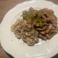 Yokchina's cooksnap of when they made レンジで簡単節約☆豚こま青椒肉絲。.