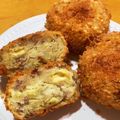 にゃんとも♡♡♡'s cooksnap of when they made 簡単晩ご飯 ホクホク♡さつまいもコロッケ.