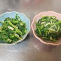 クックPBYER5☆'s cooksnap of when they made かぶの葉(大根菜）の味噌ゴマ和え.