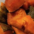 こきなりチャンネル父's cooksnap of when they made 茹ではレンジで時短☆かぼちゃの甘辛.
