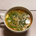 サンジママちょ's cooksnap of when they made 豚こまともやしの中華風辛味噌スープ.