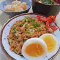 ÿuuka☆212's cooksnap of when they made もやしハンバーグ丼.