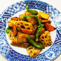 あっこ姉's cooksnap of when they made れんこんと厚揚げ豆腐の甘酢炒め.
