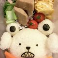 BellMire's cooksnap of when they made ワンピース☆ハートの海賊団ベポのキャラ弁.