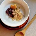いなばっくす☆'s cooksnap of when they made ♡すりゴマと小豆(あんこ)のヨーグルト♡.