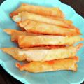 Jo～Jo～'s cooksnap of when they made 簡単！早い！ワンタンの皮でチーズ揚げ.