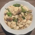 Yokchina's cooksnap of when they made 豆腐消費に☆鯖缶豆腐煮☆丼にも.