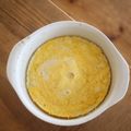 みるく茶's cooksnap of when they made 糖質制限◆レンジで簡単おからたまごケーキ.
