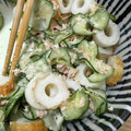 pom03's cooksnap of when they made 【野菜ソムリエ】きゅうりのツナマヨ.