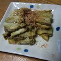 ekatocnas1's cooksnap of when they made 焼きなす　オーブントースターで簡単に！.