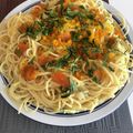 のらむーちょ's cooksnap of when they made 濃厚で旨い！ からすみのパスタ.