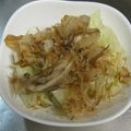由芽15's cooksnap of when they made 舞茸とキャベツのあっさり柚子ポン和え.