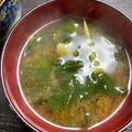 ♪Key♪'s cooksnap of when they made 四方竹とわかめの味噌汁.