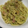 NACHIMAE's cooksnap of when they made 簡単アボカドとベーコンのパスタ☆.