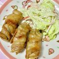さちゃん✩'s cooksnap of when they made 簡単☆エリンギの豚バラと大葉巻き.