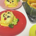 素人娘。20's cooksnap of when they made ハロウィンカボチャのオムライス.