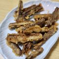 kazumiyuki's cooksnap of when they made ＊衣カリカリ☆ごぼう揚げ＊.