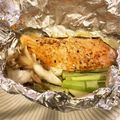 ゆり7's cooksnap of when they made 鮭のホイル焼き　フライパン.