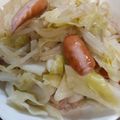 もふうさ's cooksnap of when they made ソーセージとキャベツの炒め物.