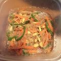 オデッタ's cooksnap of when they made もやしと人参とピーマンの三色ごま和え.