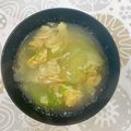 サンディサンディ's cooksnap of when they made ごま油香る♡コクうま卵のほっこり味噌汁.