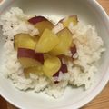 かずくん☆'s cooksnap of when they made サツマイモごはん〜(o˘◡˘o)♡.