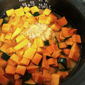 kumi⭐'s cooksnap of when they made さつまいもとカボチャ（栗）の炊き込みご飯.