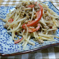 なつあつママ's cooksnap of when they made 早うまっ☆もやしとひき肉の味噌マヨ炒め♪.