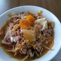 クック00Q0QZ☆'s cooksnap of when they made 牛肉入りキムチ湯豆腐.