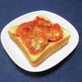 ＠迷子＠'s cooksnap of when they made モッツァレラとトマトソースのトースト✿.