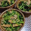 ひっこ's cooksnap of when they made 大根葉と油揚げの炒め煮.