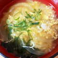 ほりもも's cooksnap of when they made 玉ねぎと卵の味噌汁.