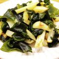 かなりんココりん's cooksnap of when they made じゃがいもとわかめの麺つゆバター炒め.