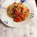 ナピト's cooksnap of when they made ✿タコトマしらすのカッペリーニ✿.