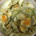 かおり♡♡♡'s cooksnap of when they made キャベツとゆで卵のごまマヨサラダ.