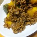ふぁぶ's cooksnap of when they made ひき肉とカボチャの炒め煮.