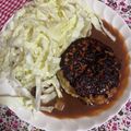 クック49L4Ho☆'s cooksnap of when they made 煮込みハンバーグ.