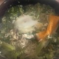 Yokchina's cooksnap of when they made ブロッコリー胡麻和え　ごま味醤油ラーメン.