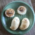 みるく茶's cooksnap of when they made ハロウィン☆おばけツインズ パン.