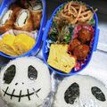 kakeaiママ's cooksnap of when they made ハロウィン☆ジャックのおにぎり弁当☆.