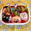 hime's cooksnap of when they made 幼稚園年少　ハロウィントリオ　お弁当.