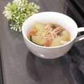 からあげパーティー's cooksnap of when they made 夕顔とカニかまの冷やし鉢.
