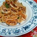 チャチャリー's cooksnap of when they made シーフードのトマトソースパスタ.