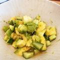 初心者はっちー's cooksnap of when they made アボカドと胡瓜の酢味噌和え☆.
