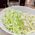 Superlittleboo's cooksnap of when they made 初めてでも簡単！キャベツの千切り.