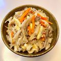 azbjbn's cooksnap of when they made きのこたっぷり炊き込みごはん.