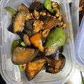 クックMW96EM☆'s cooksnap of when they made ほのかな味噌の香り、茄子と挽肉の醤油炒め.