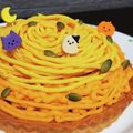 ✩ひろちん✩'s cooksnap of when they made ハロウィンに★かぼちゃモンブランタルト.